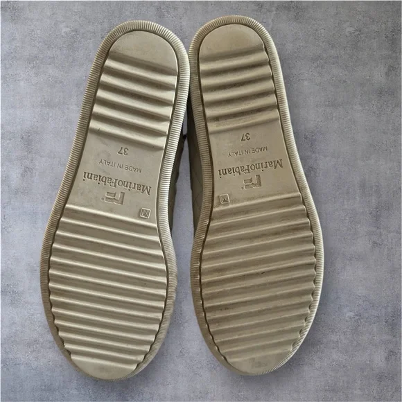 Mariano Fabiani made in Italy Gold Accent High-Top Women's Sneakers - Picture 5 of 8